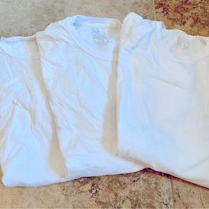 Brand new (never worn only washed) Fruit of the Loom men’s white-shirts
